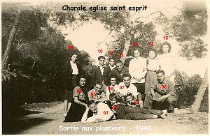 CHORALE ST ESPRIT D ORAN 1948